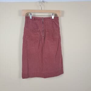 WASH Corduroy Midi Skirt Women's Size S